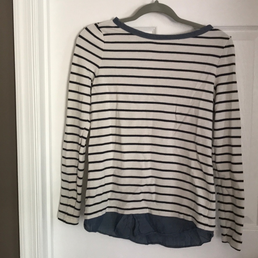 Loft Black & White Knit S